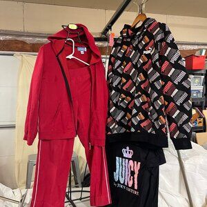 Athletic wear, plush sweatsuit M, sweatshirt  PUMA classic L and M Juicy t black